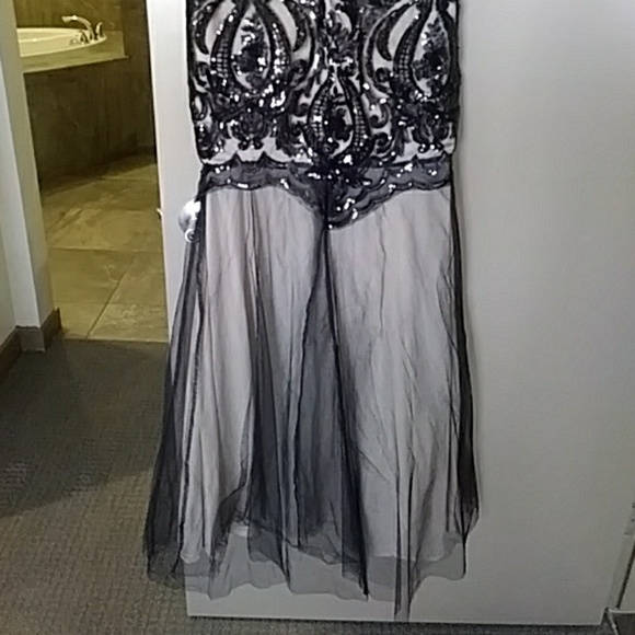 Black sequence pageant dress! - Picture 2 of 4
